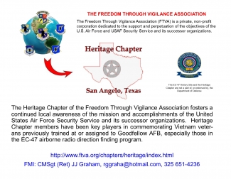 Heritage Chapter - FTVA event poster August 14 2015