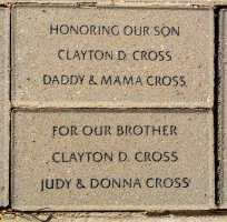 Cross, Clayton D. Daddy Mama Judy Donna Cross - VVA 457 Memorial Area B (25 of 222) (2)