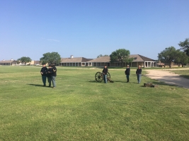 Fort Concho Soldiers on Parade Field - 2019 Memorial Day