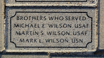 Wilson, Michael E. (brother)- VVA 457 Memorial Area C (233 of 309) (2)