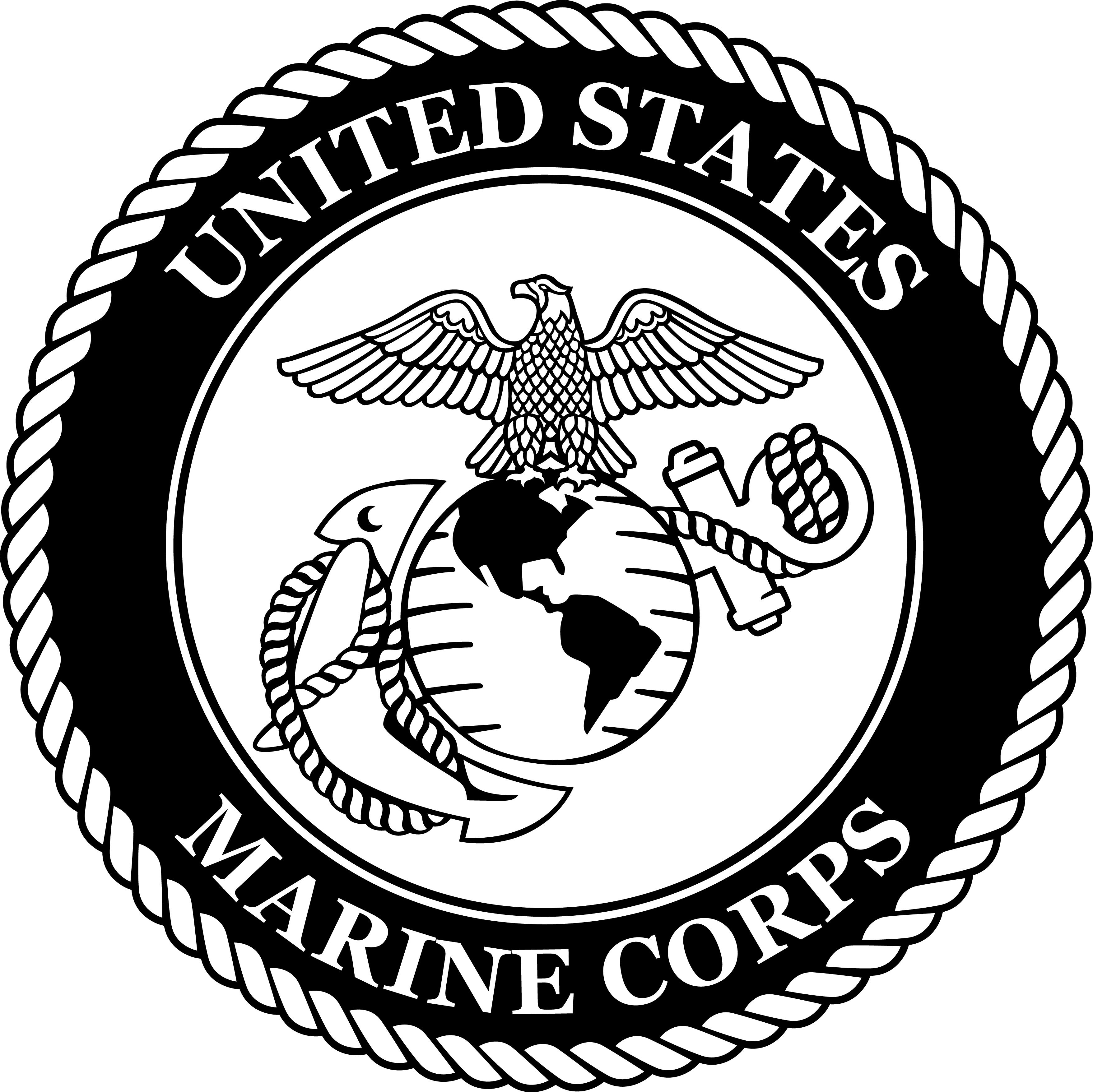 Usmc Logo Outline