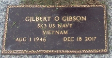 Gibson, Gilbert O. - Find a grave web