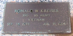 Kreiser, Ronald W. - Find a grave web