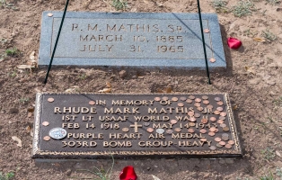 1Lt Rhude Mark Mathis, Jr. Memorial Dedication WEB-124