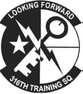 316th TRS emblem