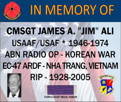 ALI, JAMES A. - IN MEMORY OF - USAFSS SPONSOR