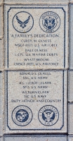 Clark, A. L. 'Leroy' - Olness Family Dedication - VVA 457 Memorial Area B (188 of 222) (2)