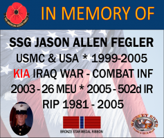 FEGLER, JASON A - W BRONZE STAR - Whiskey River