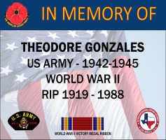 GONZALES, THEODORE - IN MEMORY OF - RNHA SPONSOR