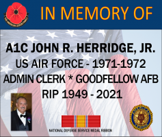 HERRIDGE, JOHN R JR. - IN MEMORY OF - AMERICAN LEGION SPONSOR