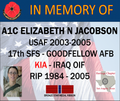 JACOBSON, ELIZABETH N. - IN MEMORY OF - HERITAGE CHAPTER SPONSOR