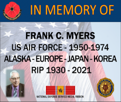MYERS, FRANK C. - IN MEMORY OF - AMERICAN LEGION SPONSOR