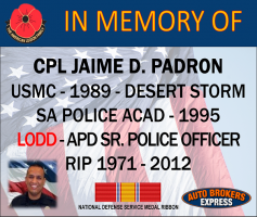 PADRON, JAIME D. - IN MEMORY OF - AUTO BROKERS SPONSOR