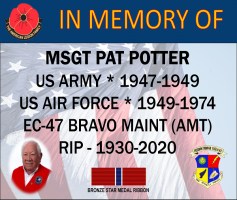 POTTER, PAT - IN MEMORY OF - TONY MASSARO - USAFSS SPONSOR