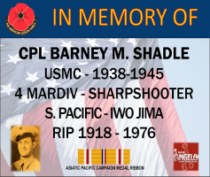 SHADLE, BARNEY M. - IN MEMORY OF - FISCUS RODEO ASSOCIATION SPONSOR